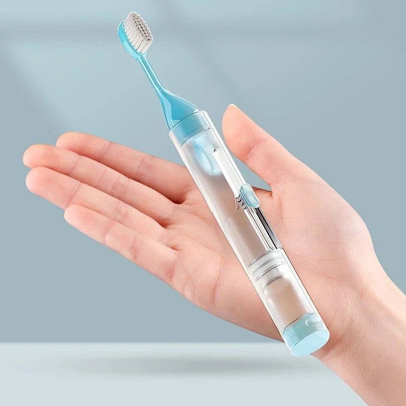 Portable 3 in 1 ToothbrushEmbrace the convenience of oral hygiene on-the-go with this innovative 3-in-1 Portable Travel Toothbrush. This all-encompassing oral care kit combines a toothbrush, Portable 3 in 1 ToothbrushMy StorePortable 3 in 1 thoothbrushPanystore.eu