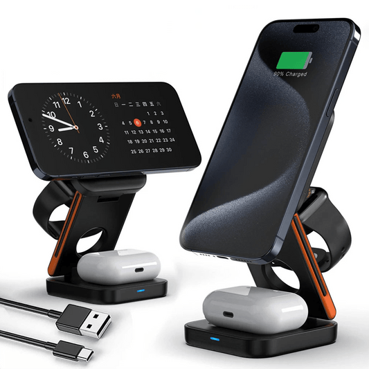 3 in 1 Foldable Charging StationAll-in-One Charging—Compact, Fast & Travel-Ready! This Foldable 3-in-1 Wireless Charger is the ultimate space-saving solution for charging your iPhone, Apple Wat3 in 1 Foldable Charging StationPanystore.euMobile phone accessories(smart phone)Panystore.eu