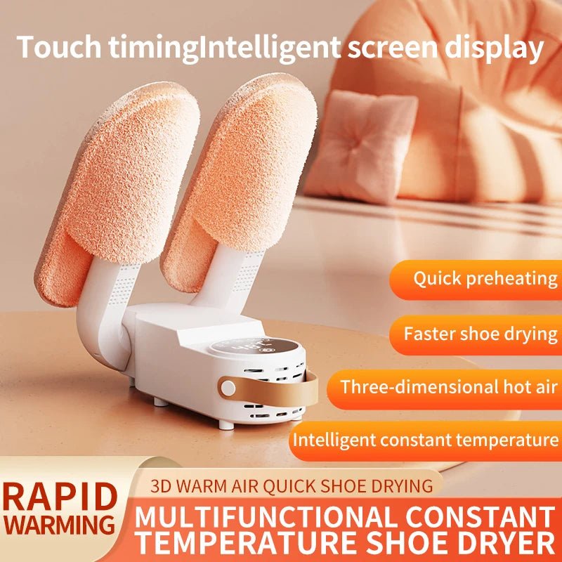 Electric Portable Shoe DryerThe Intelligent Electric Shoe Dryer is a cutting-edge solution for keeping your footwear dry and fresh. Designed for portability and convenience, this dryer featuresElectric Portable Shoe DryerPanystore.euElectric portable shoe dryerPanystore.eu