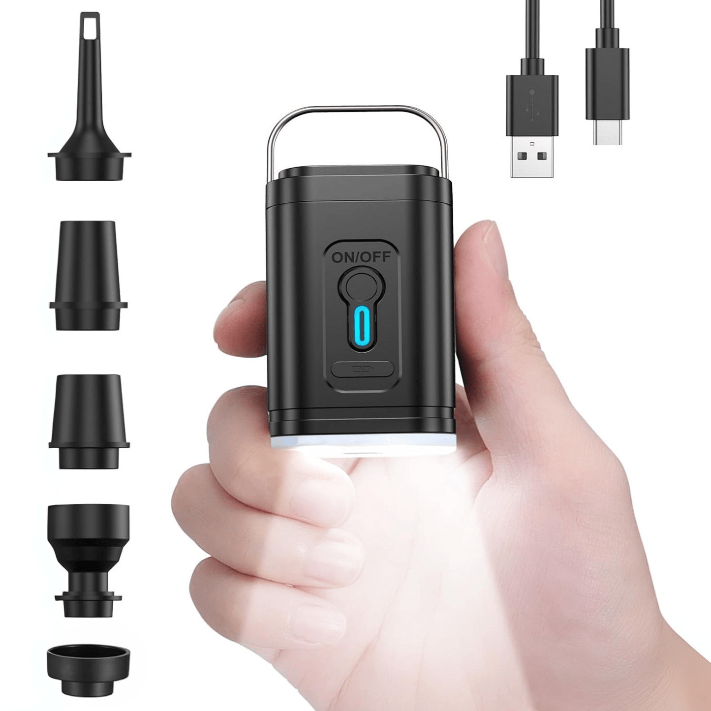 Mini Electric Air PumpDitch the bulky pumps! This Mini Electric Air Pump is smaller than your fist yet packs a powerful punch, quickly inflating air mattresses, pool floats, swimming ringMini Electric Air PumpPanystore.euMini electric Air pumpPanystore.eu