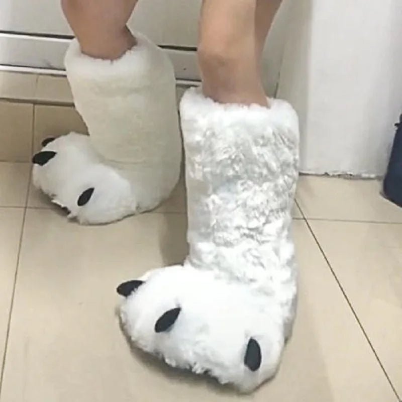 Cute Bear ClawWrap your feet in adorable comfort with the Cute Bear Claw Winter Slippers. These cozy, furry slippers are designed to keep feet warm and snug through the coldest moCute Bear Claw Winter BootsMy StoreBootsPanystore.eu