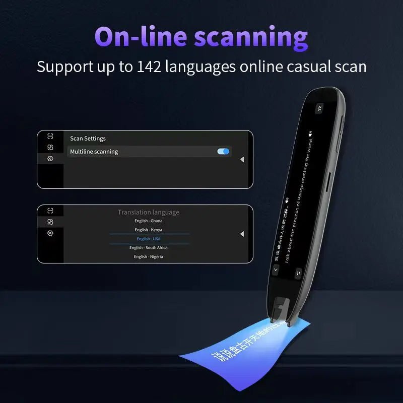 Language Translator PenBreak language barriers effortlessly with the Scan Translator Pen, your ultimate tool for study, travel, and business. Equipped with an advanced translation engine, Language Translator PenPanystore.euLanguage Translator PenPanystore.eu