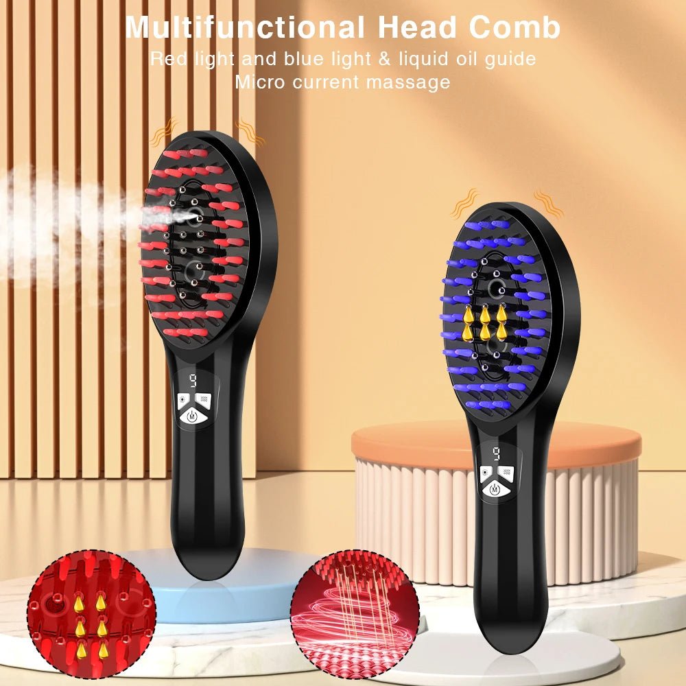 EMS Electric Spray Massage CombRevitalize Your Scalp for Healthier, Stronger Hair! This Electric Scalp Massage Comb combines light therapy, EMS micro-current technology, and nano mist hydration toEMS Electric Spray Massage CombPanystore.euEms electric spray massage combPanystore.eu