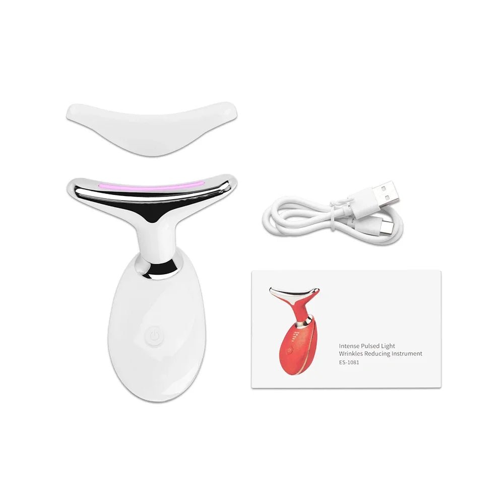 Neck Face Beauty EMSRevitalize and rejuvenate your skin with the advanced Anti-Wrinkle Neck and Face Massager. Equipped with vibration, LED light, and a soothing 45±5℃ heating feature, Neck Face Beauty EMS Facial Lifting DevicePanystore.euNeck Face Beauty EMS Facial Lifting DevicePanystore.eu