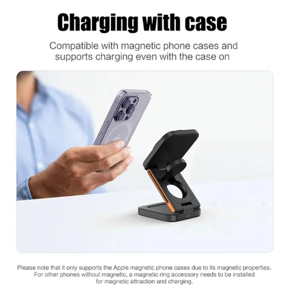 3 in 1 Foldable Charging StationAll-in-One Charging—Compact, Fast & Travel-Ready! This Foldable 3-in-1 Wireless Charger is the ultimate space-saving solution for charging your iPhone, Apple Wat3 in 1 Foldable Charging StationPanystore.euMobile phone accessories(smart phone)Panystore.eu