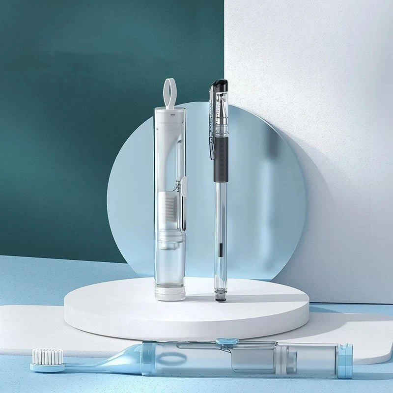 Portable 3 in 1 ToothbrushEmbrace the convenience of oral hygiene on-the-go with this innovative 3-in-1 Portable Travel Toothbrush. This all-encompassing oral care kit combines a toothbrush, Portable 3 in 1 ToothbrushMy StorePortable 3 in 1 thoothbrushPanystore.eu