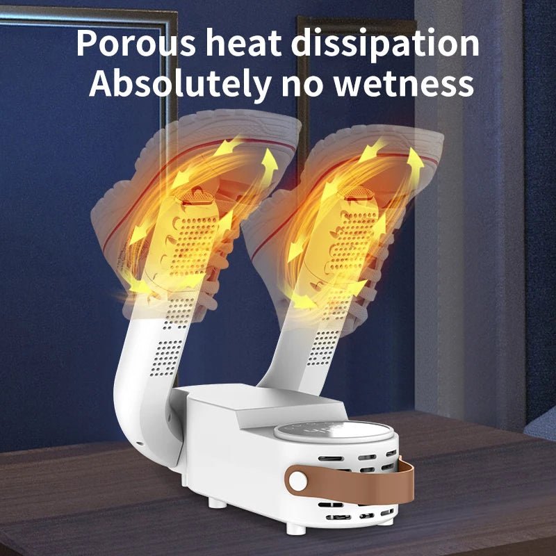 Electric Portable Shoe DryerThe Intelligent Electric Shoe Dryer is a cutting-edge solution for keeping your footwear dry and fresh. Designed for portability and convenience, this dryer featuresElectric Portable Shoe DryerPanystore.euElectric portable shoe dryerPanystore.eu