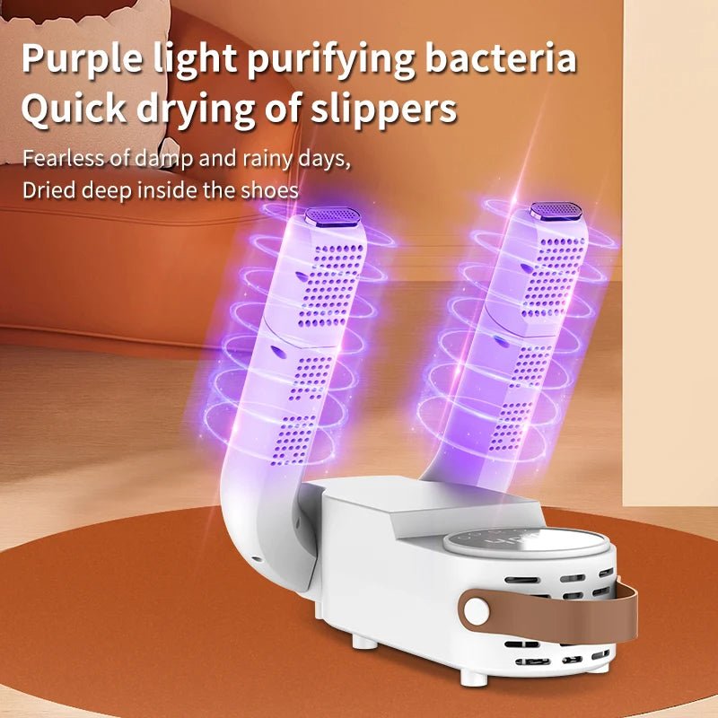 Electric Portable Shoe DryerThe Intelligent Electric Shoe Dryer is a cutting-edge solution for keeping your footwear dry and fresh. Designed for portability and convenience, this dryer featuresElectric Portable Shoe DryerPanystore.euElectric portable shoe dryerPanystore.eu