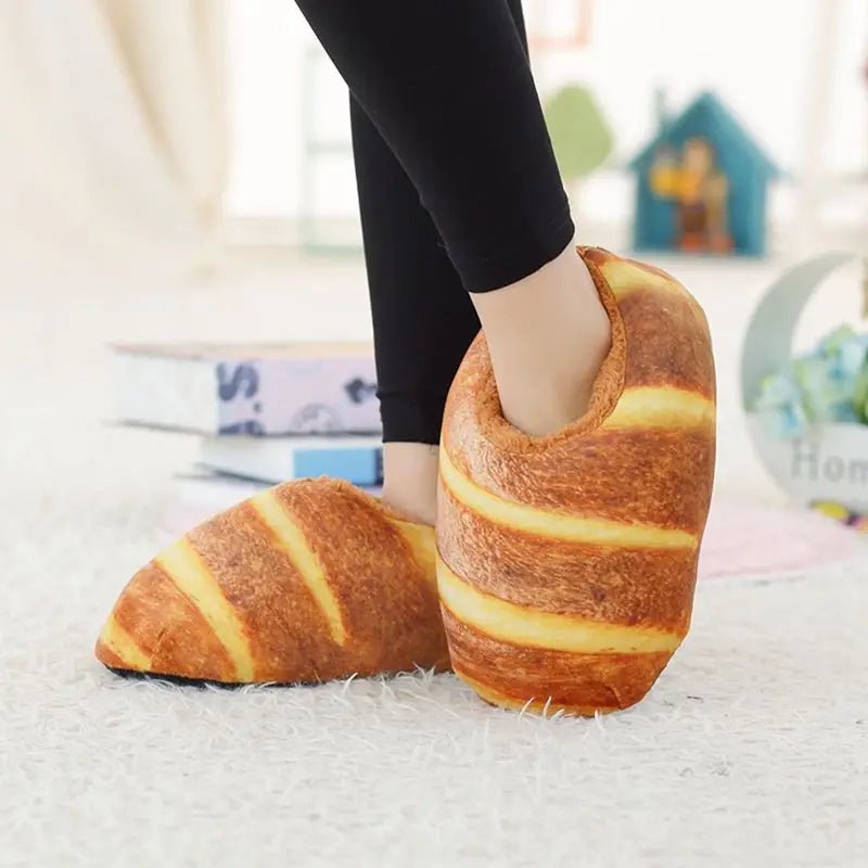 Bread SlippersStep into comfort and whimsy with our Bread Slippers! Designed to resemble freshly baked loaves, these cozy slippers combine warmth with a delightful touch of humor.Bread SlippersMy StoreBred slippersPanystore.eu