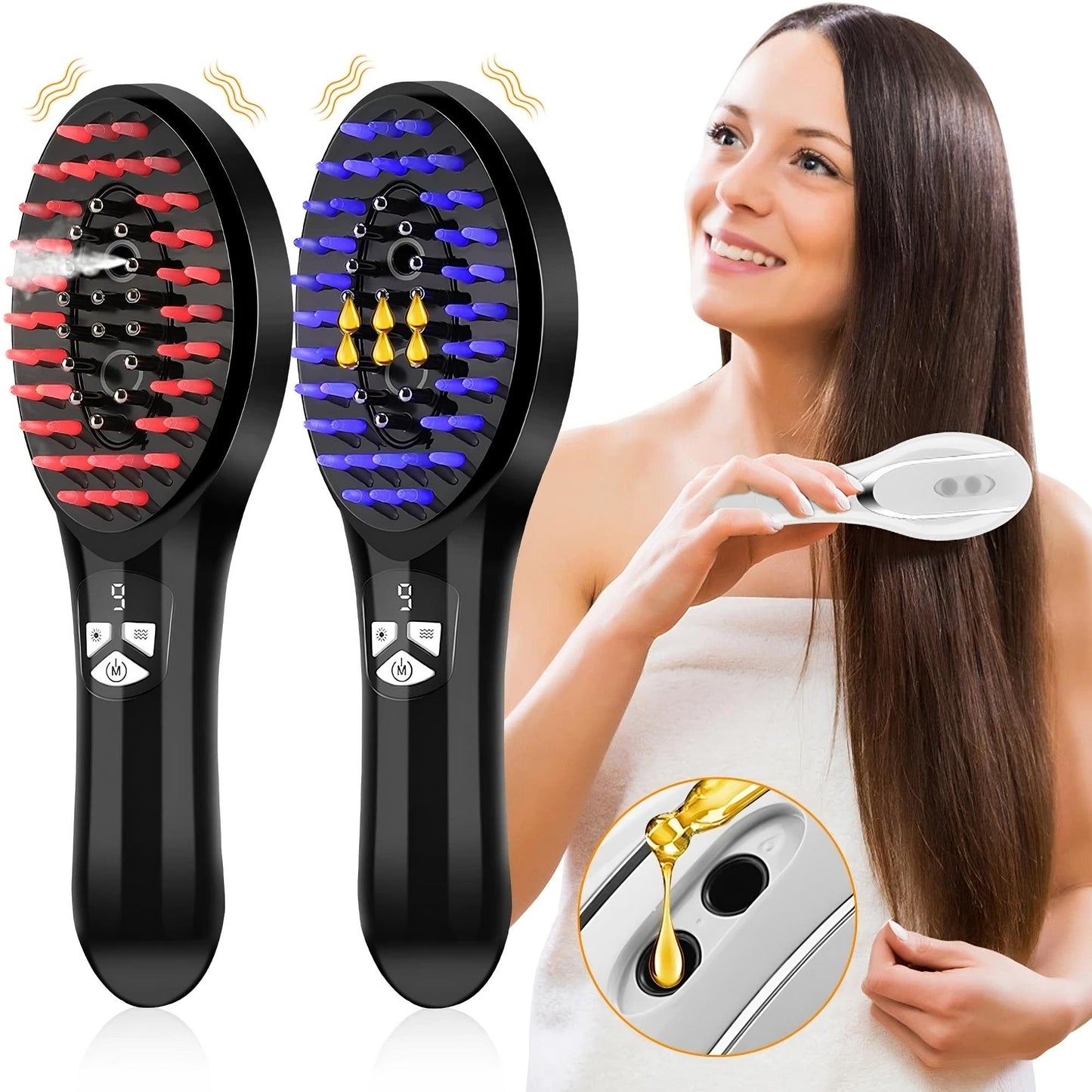 EMS Electric Spray Massage CombRevitalize Your Scalp for Healthier, Stronger Hair! This Electric Scalp Massage Comb combines light therapy, EMS micro-current technology, and nano mist hydration toEMS Electric Spray Massage CombPanystore.euEms electric spray massage combPanystore.eu