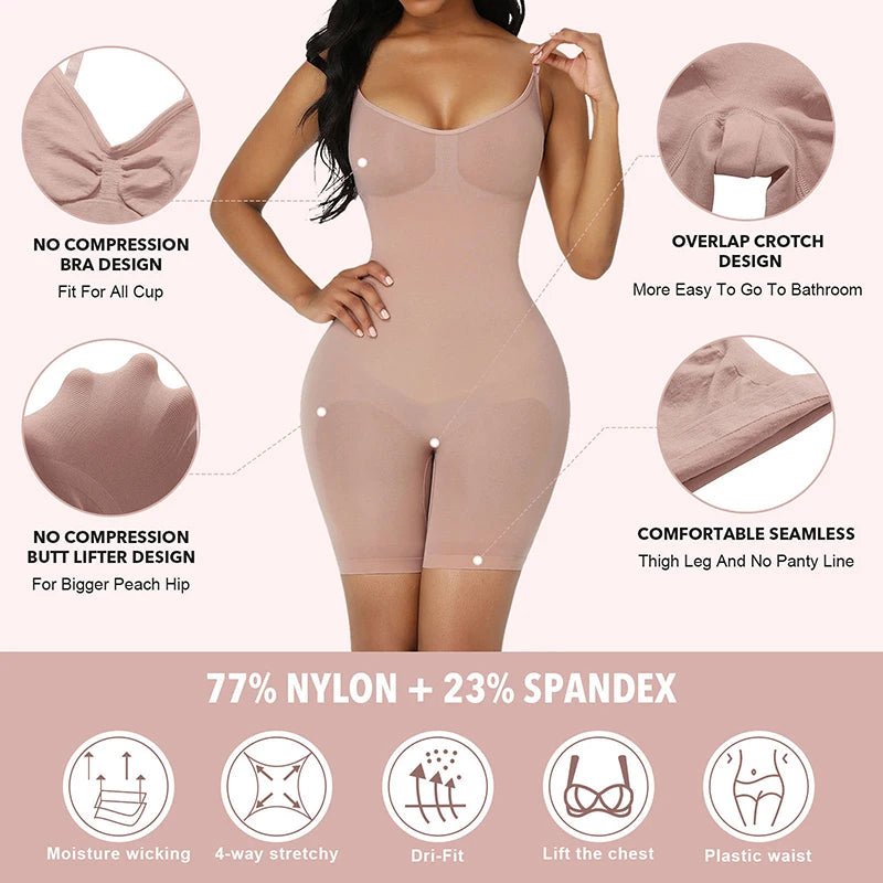 Shapewear BodysuitSculpt your silhouette with this premium shapewear bodysuit, crafted from a blend of 78% nylon and 22% spandex for a super-elastic embrace that contours your curves Shapewear BodysuitPanystore.euShapewear bodysuitPanystore.eu