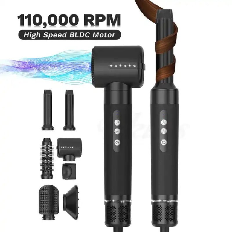 Professional Hair DryerUnveil the epitome of hair styling perfection with the Professional Hair Dryer 7 in 1 Complete Styler Set. Crafted for salon-quality results at the comfort of your hProfessional Hair Dryer 7 in 1 Hair Styling Tools Complete Styler SetMy StoreProfessional Hair Dryer 7 in 1 Hair Styling Tools complete Styler SetPanystore.eu