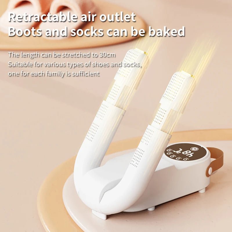 Electric Portable Shoe DryerThe Intelligent Electric Shoe Dryer is a cutting-edge solution for keeping your footwear dry and fresh. Designed for portability and convenience, this dryer featuresElectric Portable Shoe DryerPanystore.euElectric portable shoe dryerPanystore.eu