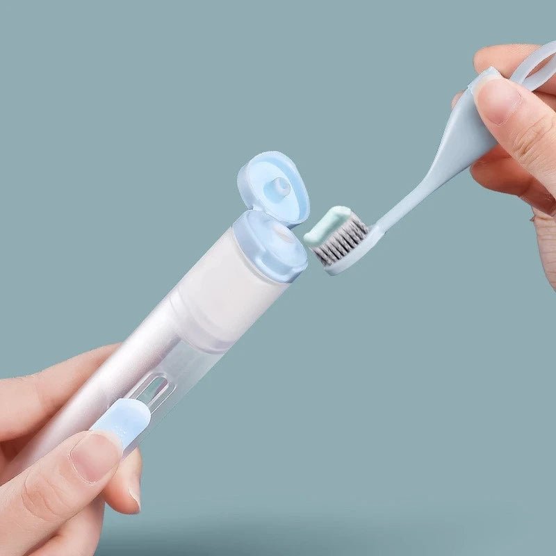 Portable 3 in 1 ToothbrushEmbrace the convenience of oral hygiene on-the-go with this innovative 3-in-1 Portable Travel Toothbrush. This all-encompassing oral care kit combines a toothbrush, Portable 3 in 1 ToothbrushMy StorePortable 3 in 1 thoothbrushPanystore.eu