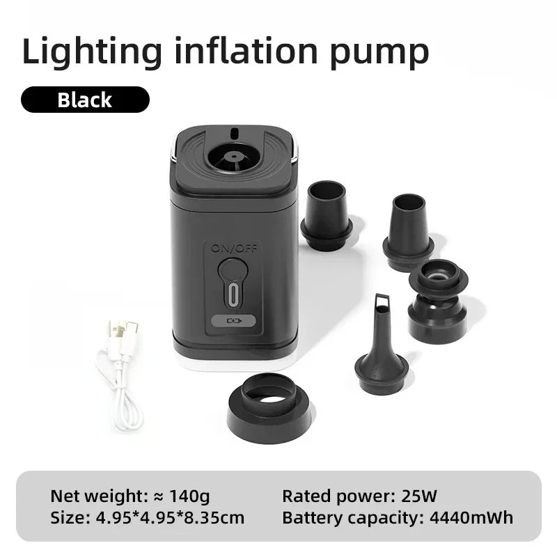 Mini Electric Air PumpDitch the bulky pumps! This Mini Electric Air Pump is smaller than your fist yet packs a powerful punch, quickly inflating air mattresses, pool floats, swimming ringMini Electric Air PumpPanystore.euMini electric Air pumpPanystore.eu