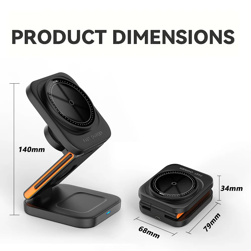 3 in 1 Foldable Charging StationAll-in-One Charging—Compact, Fast &amp; Travel-Ready! This Foldable 3-in-1 Wireless Charger is the ultimate space-saving solution for charging your iPhone, Apple Wat3 in 1 Foldable Charging StationPanystore.euMobile phone accessories(smart phone)Panystore.eu