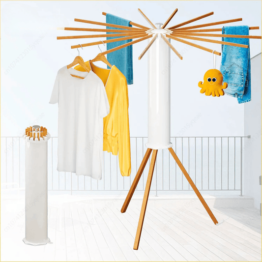 Foldable Octopus-Style Clothes Drying RackMaximize drying space and convenience with the Foldable Octopus-Style Clothes Drying Rack. This clever, foldable drying rack is designed with 16 rotating rods, proviFoldable Octopus-Style Clothes Drying RackMy StoreDrying RackPanystore.eu