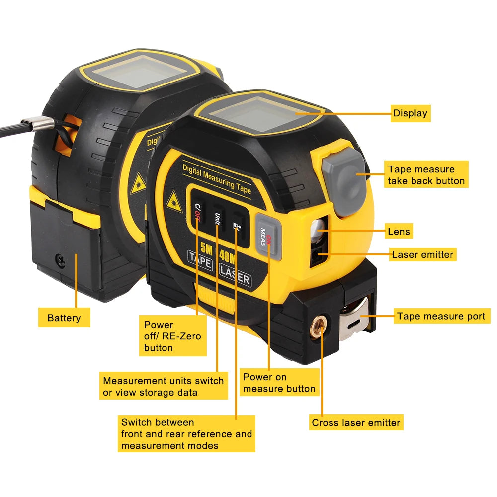 3 in 1 Laser MeasureDiscover unparalleled precision with this dynamic 3-in-1 Laser Tape Measure, a must-have tool for any professional or DIY enthusiast. With its advanced laser technol3 in 1 Laser Measure TapeMy Store3 in 1 laser measure tapePanystore.eu