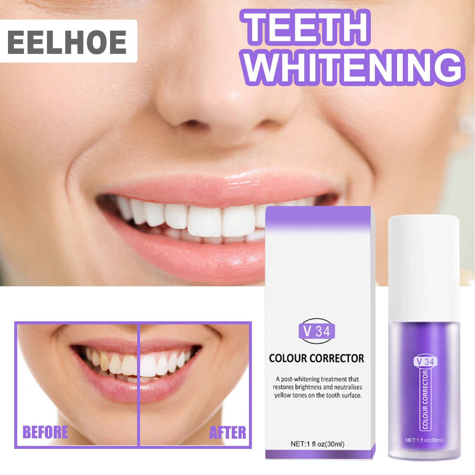 Whitening ToothpasteIt works to brighten teeth by utilising colour correcting technology. By counter-balancing the different hues in your teeth, It conceals stains and improves brightne2x Whitening ToothpastePanystore.eu2 X Whitening tooth pastePanystore.eu