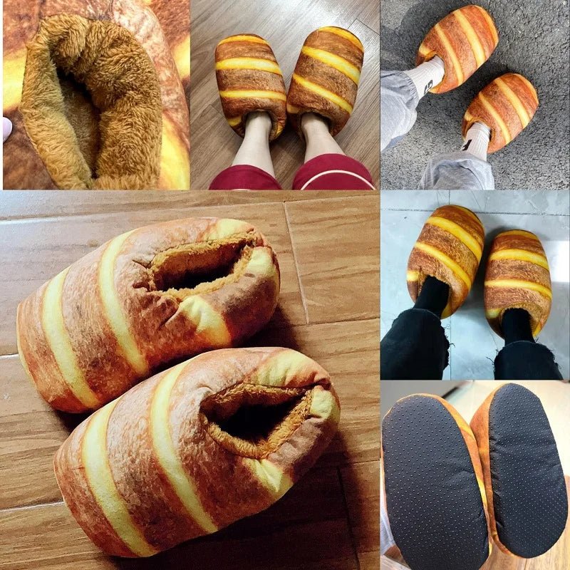 Bread SlippersStep into comfort and whimsy with our Bread Slippers! Designed to resemble freshly baked loaves, these cozy slippers combine warmth with a delightful touch of humor.Bread SlippersMy StoreBred slippersPanystore.eu