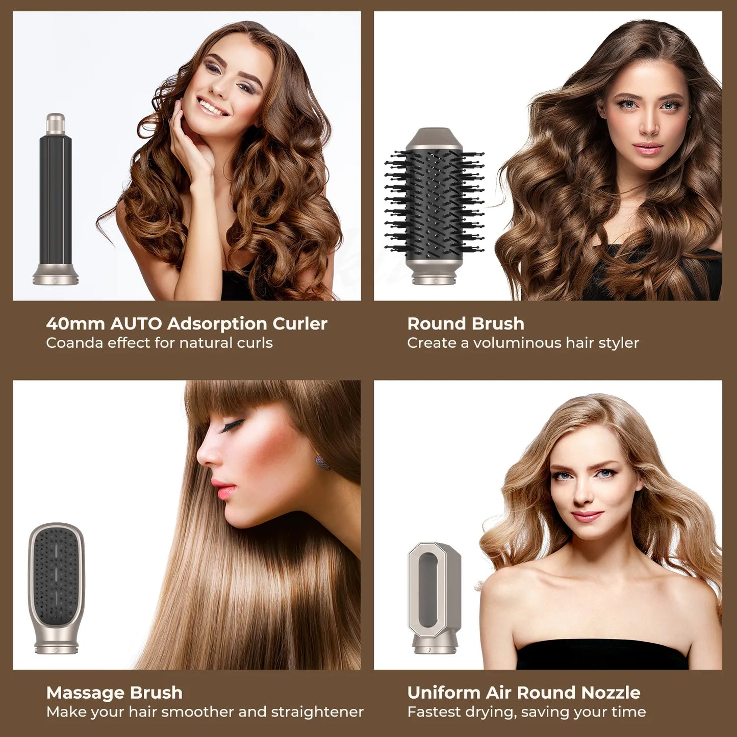 6 In 1 Hair DryerIntroducing the 6-in-1 Hair Dryer Brush and Volumizer, a state-of-the-art hair tool that not only dries but also styles your hair with the finesse of a professional.6 In 1 Hair Dryer Brush and Volumizer with Detachable Negative IonMy Store6 in 1 Hair Dryer Brush and Volumizer with Detachable Negative IonPanystore.eu